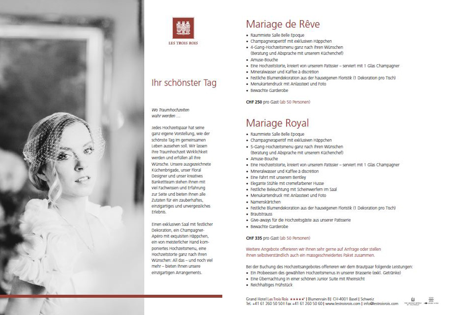 Les Trois Rois Wedding kopieren